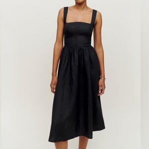 Reformation Tagliatelle Linen Dress